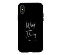 Carcasa para iPhone X/XS Texto de Humor Divertido Divertido para la Gente Cosa Salvaje Divertida