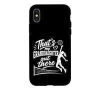 Carcasa para iPhone X/XS That's My Granddaughter out There Volleyball Grandma Grandpa