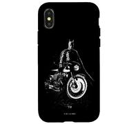 Carcasa para iPhone X/XS The Batman and His Motorcycle