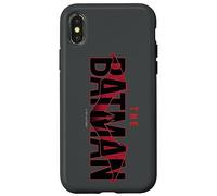 Carcasa para iPhone X/XS The Batman Logo with Red Bat