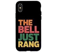 Carcasa para iPhone X/XS The Bell Just Rang Clase de Humor Escolar -