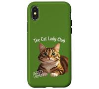 Carcasa para iPhone X/XS The Cat Lady Club Cozy Tabby