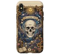 Carcasa para iPhone X/XS The Cosmic Sigil Celestial Skull and Galaxy