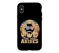 Carcasa para iPhone X/XS The Dad Abides - Gafas Divertidas con Bandera Americana para el día del Padre