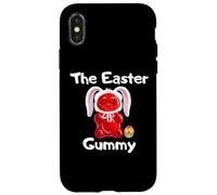 Carcasa para iPhone X/XS The Easter Gummy Bear Funny Easter Cute Kid's Red
