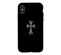 Carcasa para iPhone X/XS The Ever Pave Celtic Silver Cross