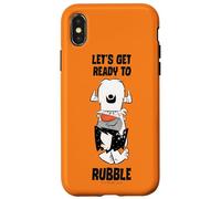 Carcasa para iPhone X/XS The Flintstones Barney Let's Get Ready to Rubble