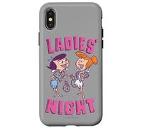 Carcasa para iPhone X/XS The Flintstones Betty Wilma Women's Night
