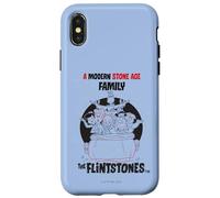Carcasa para iPhone X/XS The Flintstones Fred Wilma Modern Stone Age Car