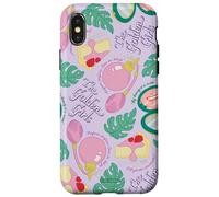 Carcasa para iPhone X/XS The Golden Girls Retro Tropical Repeating Icons Funny TV