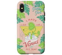 Carcasa para iPhone X/XS The Golden Girls Tropical Leaves Funny Venus Flytrap TV Show