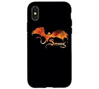 Carcasa para iPhone X/XS The Hobbit Smaug on Fire