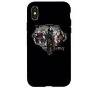 Carcasa para iPhone X/XS The Hobbit Three Dwarves Black