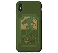 Carcasa para iPhone X/XS The Lord of The Rings Green Dragon Tavern