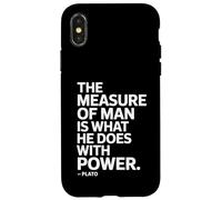 Carcasa para iPhone X/XS The Measure of Man Platón - Dicho de un filósofo