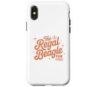 Carcasa para iPhone X/XS The Regal Beagle Pub Vintage Three's Company Logo