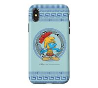 Carcasa para iPhone X/XS The Smurfs x British Museum Smurf Roman