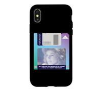 Carcasa para iPhone X/XS The Terminator Sarah Connor Retro Disquete