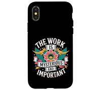 Carcasa para iPhone X/XS The Work Is Mysterious and Important -