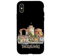 Carcasa para iPhone X/XS Thessaloniki Grecia Travel Souvenir City Landmark Gift