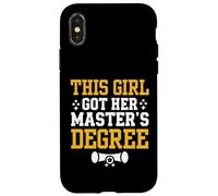 Carcasa para iPhone X/XS This Girl Got Her Masters Degree Graduation Mastered It 2026