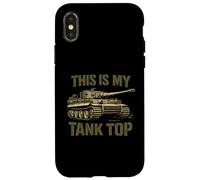 Carcasa para iPhone X/XS This Is My Tank Armor Military Joke