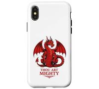 Carcasa para iPhone X/XS Thou Art Mighty Match Day Motivo