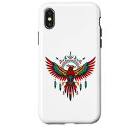 Carcasa para iPhone X/XS Thunderbird Native American Tribal Art Niños Nativos para Niños