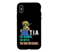 Carcasa para iPhone X/XS Tia The Woman The Myth The Bad Influence