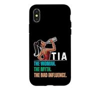 Carcasa para iPhone X/XS Tia The Woman The Myth The Bad Influence