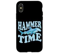 Carcasa para iPhone X/XS Tiburón Martillo Groovy Hammer Time