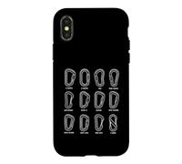 Carcasa para iPhone X/XS Tipos de mosquetón