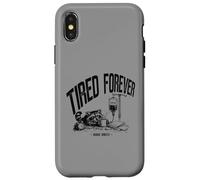Carcasa para iPhone X/XS Tired Forever Awake Brevemente Nurse Life