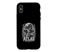 Carcasa para iPhone X/XS Titán Antiguo Atlas Carga del Cielo Mitología