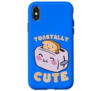 Carcasa para iPhone X/XS Toastally Cute Kawaii Tostadora Pan Pun Design
