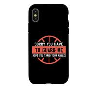 Carcasa para iPhone X/XS Tobillo Breaker I Siento Que Tienes Que Guardarme Divertido Baloncesto