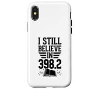 Carcasa para iPhone X/XS Todavía Creo en 398.2 Cuentos de Hadas Biblioteca Humor