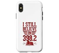 Carcasa para iPhone X/XS Todavía Creo en 398.2 Cuentos de Hadas Biblioteca Humor