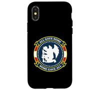Carcasa para iPhone X/XS Todos dieron a Algunos Algunos dieron a Todos los Veteranos Honor Angel Design