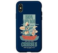 Carcasa para iPhone X/XS Tom and Jerry Bon Voyage Cruises