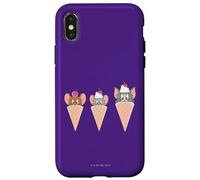 Carcasa para iPhone X/XS Tom and Jerry Cherry on Top