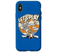 Carcasa para iPhone X/XS Tom and Jerry Let's Play