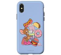 Carcasa para iPhone X/XS Tom and Jerry Tasty Treats