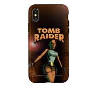 Carcasa para iPhone X/XS Tomb Raider Lara Croft Cover Art Retro Video Game