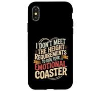 Carcasa para iPhone X/XS Too Short To Ride Your Emotional Roller Coaster -
