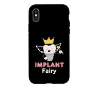 Carcasa para iPhone X/XS Tooth Implant Fairy Dental Implants Tooth Replacement
