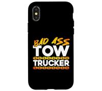 Carcasa para iPhone X/XS Tow Truck Driver Wrecker Bad Ass Tow Trucker
