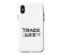 Carcasa para iPhone X/XS Track Life Track and Field Athlete Running Track