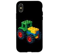 Carcasa para iPhone X/XS Tractor Master Builder Bloque Construcción de Ladrillos