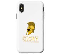 Carcasa para iPhone X/XS Tragedia Griega Antigua - Agamenón - Cita de la Guerra de Troya